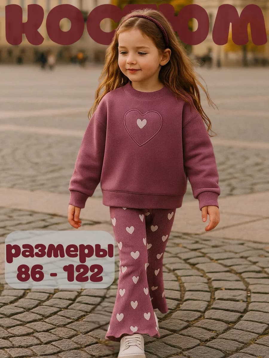 Костюм детский свитшот и штаны