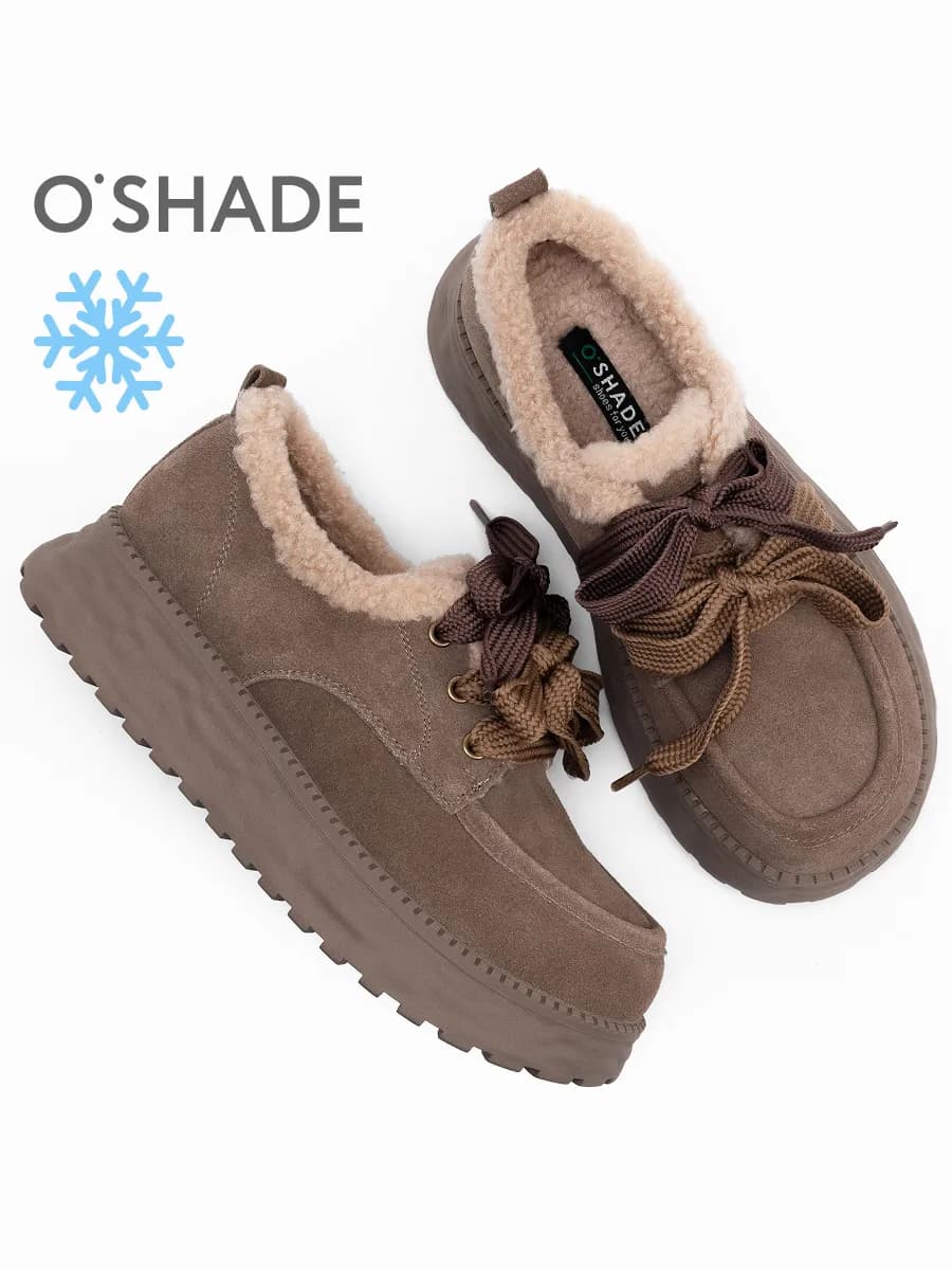 Полуботинки женские с мехом зимние