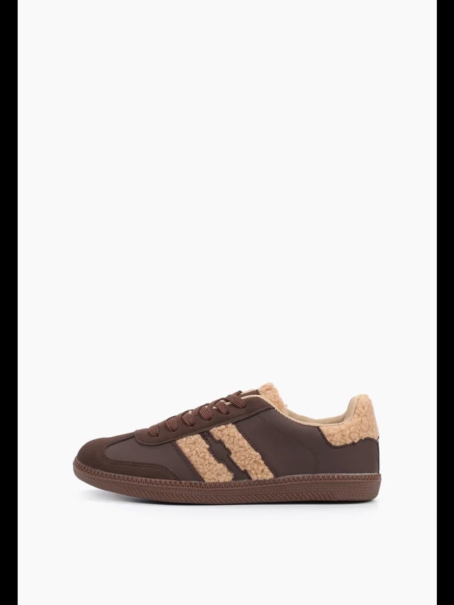 Кеды женские с меховой отделкой