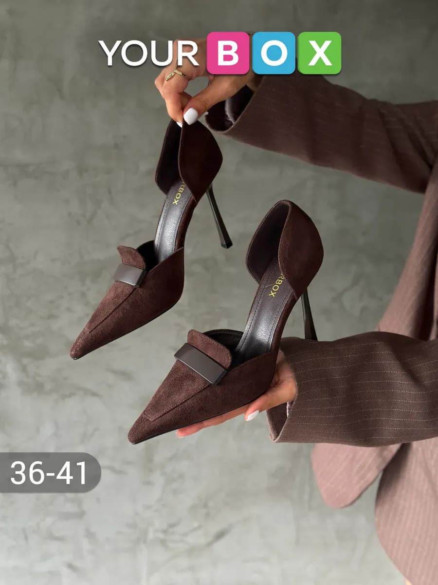 Вечерние туфли на шпильке