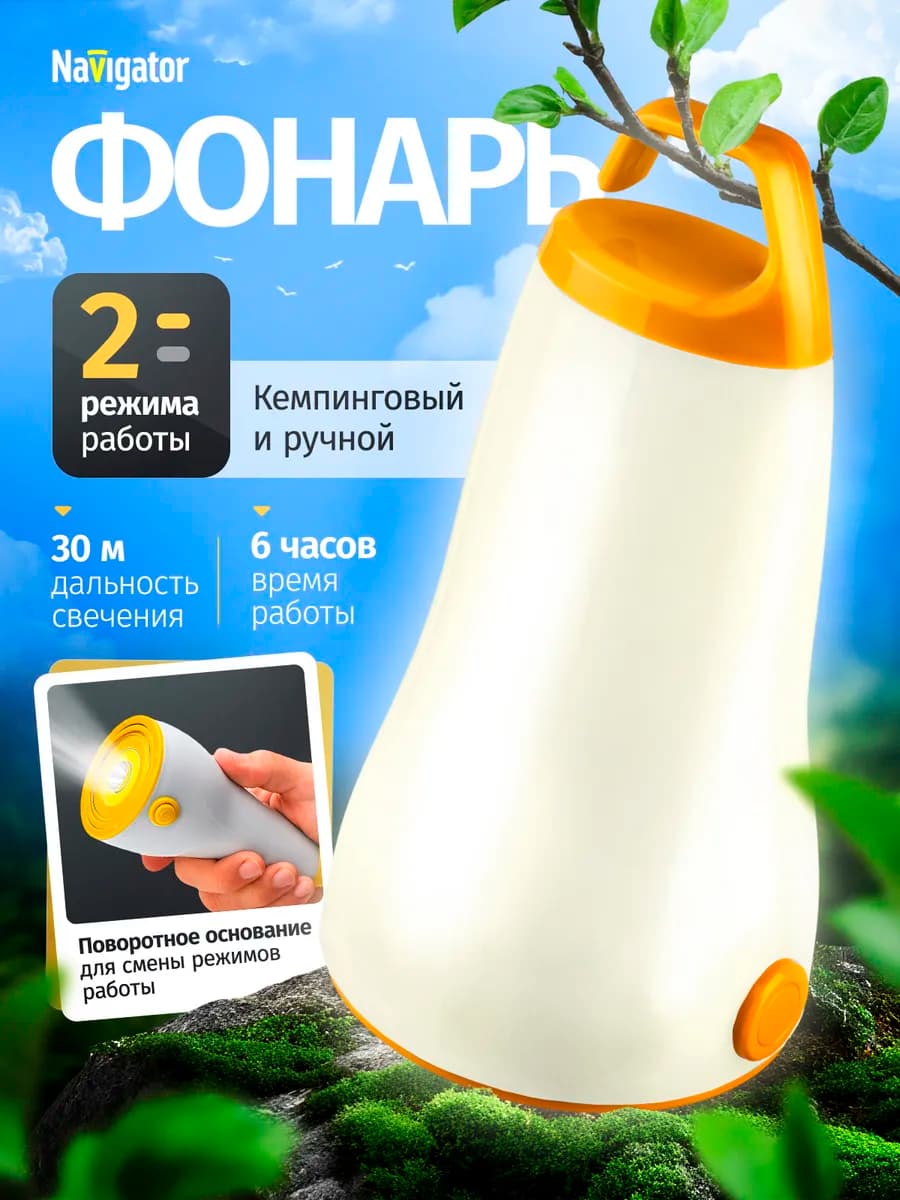 Кемпинговый светодиодный походный фонарь