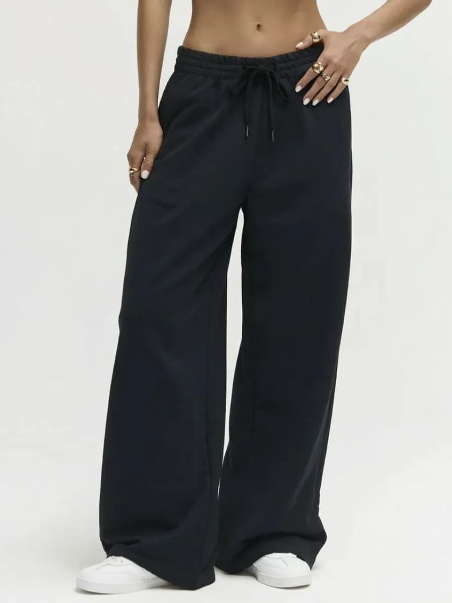 Широкие спортивные штаны джоггеры оверсайз для танцев