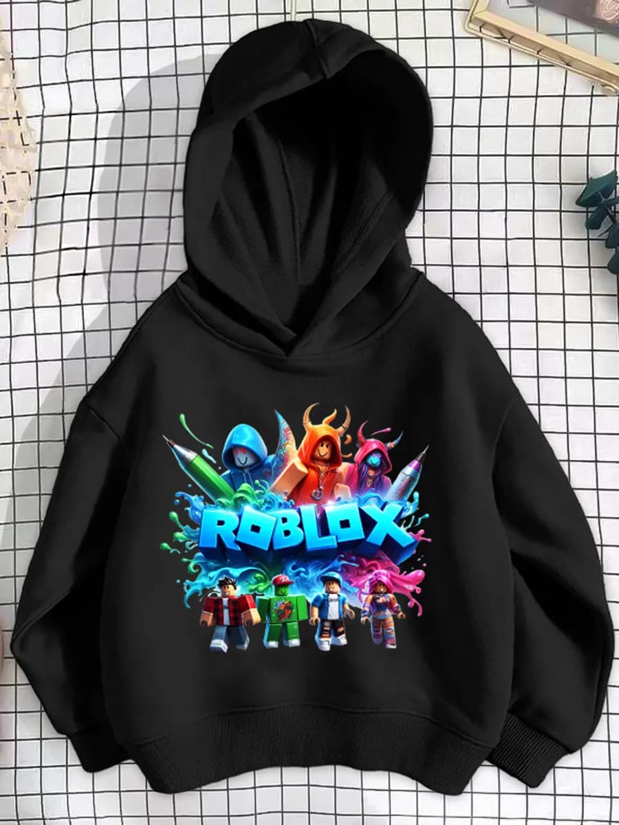 Толстовка для мальчика Roblox с капюшоном