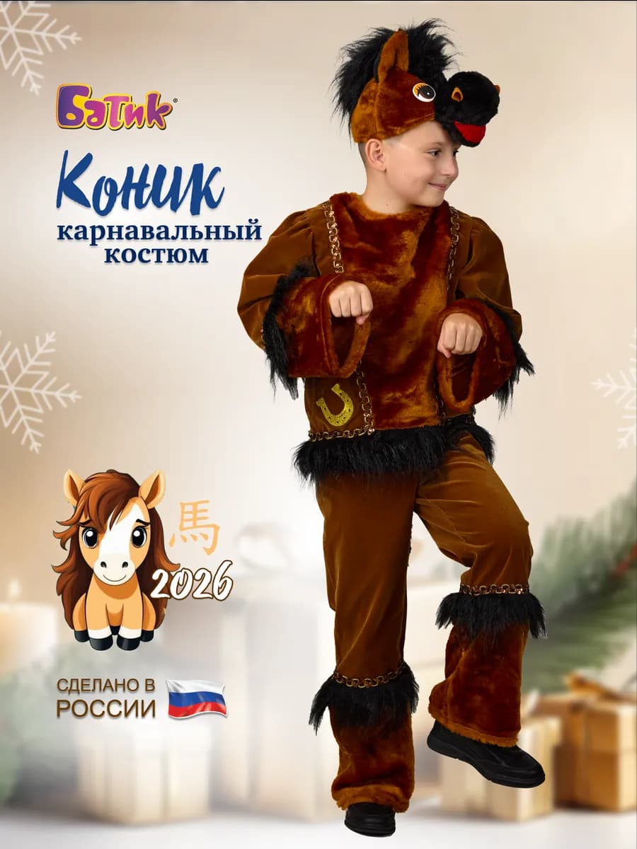 Карнавальный костюм лошади Символ года 2026