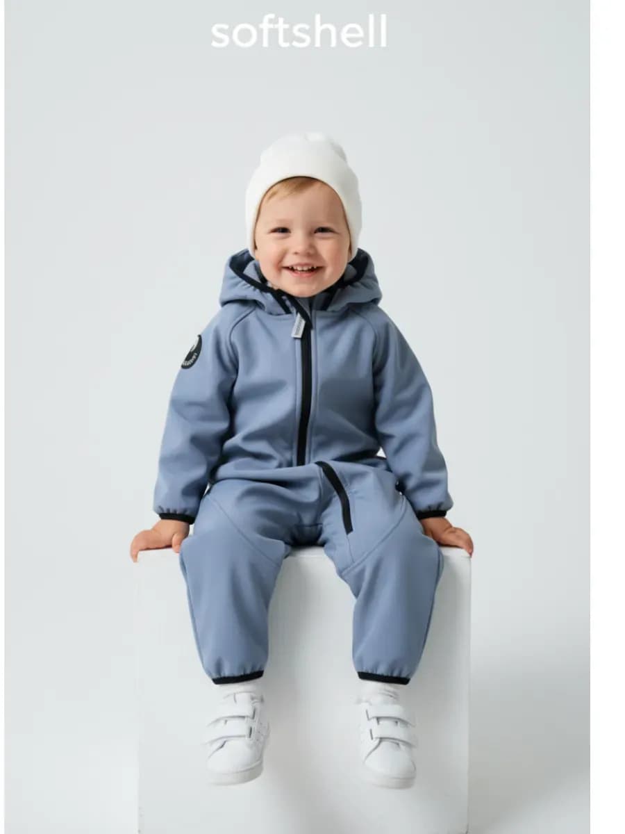 Демисезонный детский комбинезон Softshell