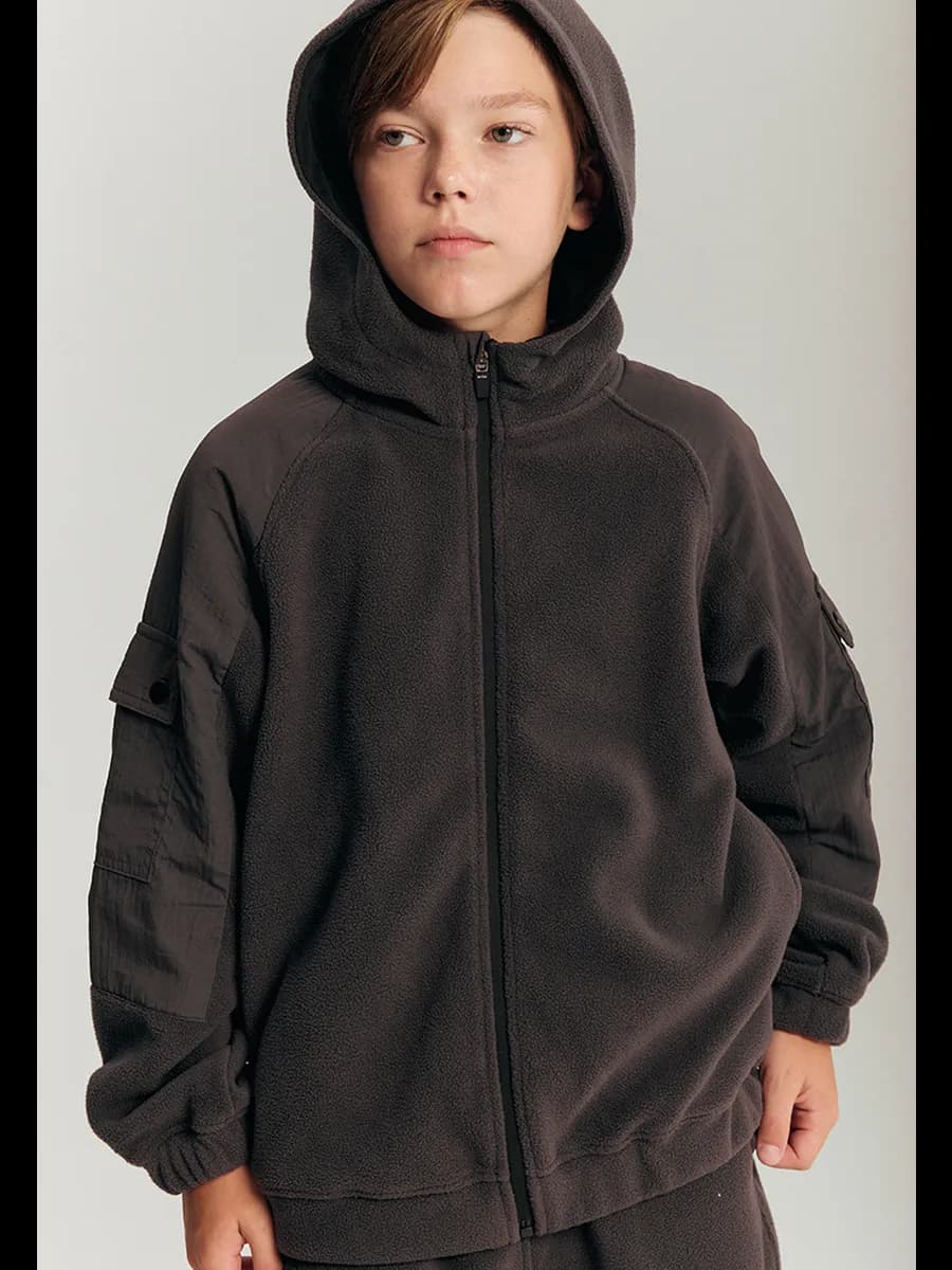 Зип худи детская на флисе