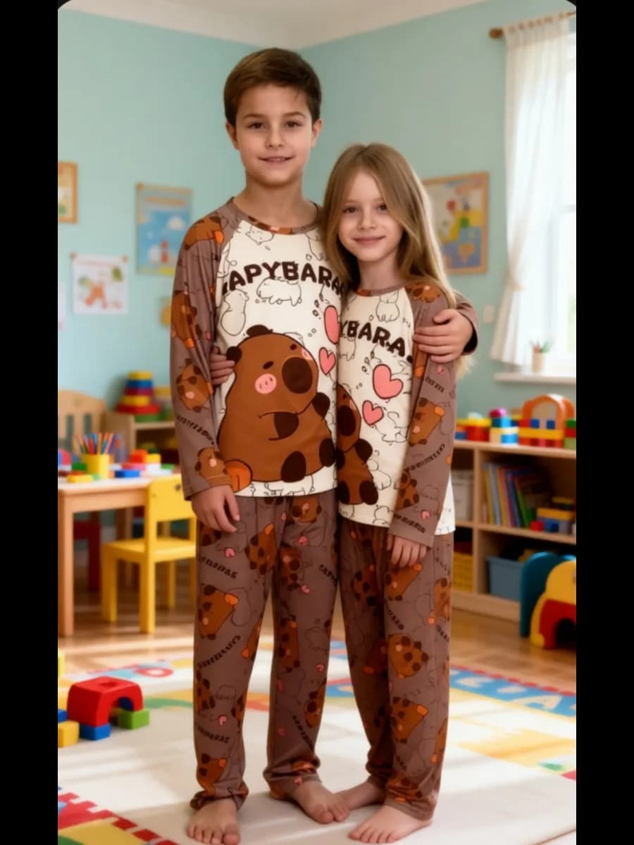 Пижама детская с капибарой