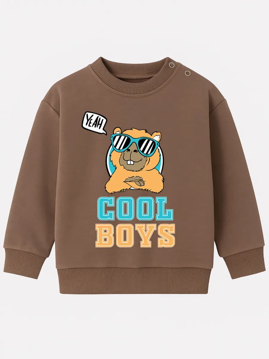 Свитшот детский с принтом из футера