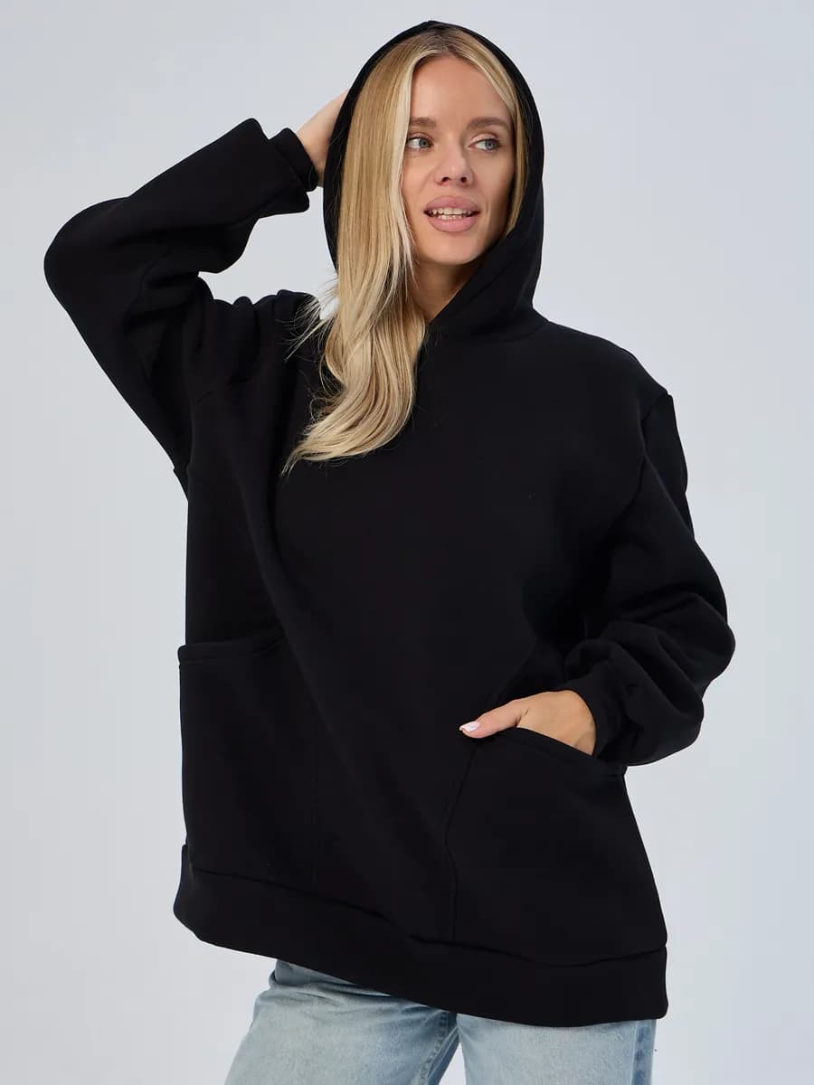 Худи с капюшоном и начесом - фото 1