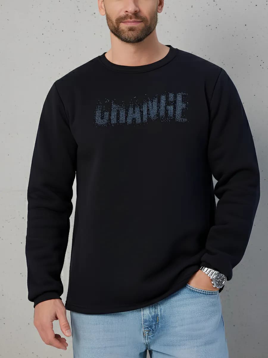 Свитшот с начесом