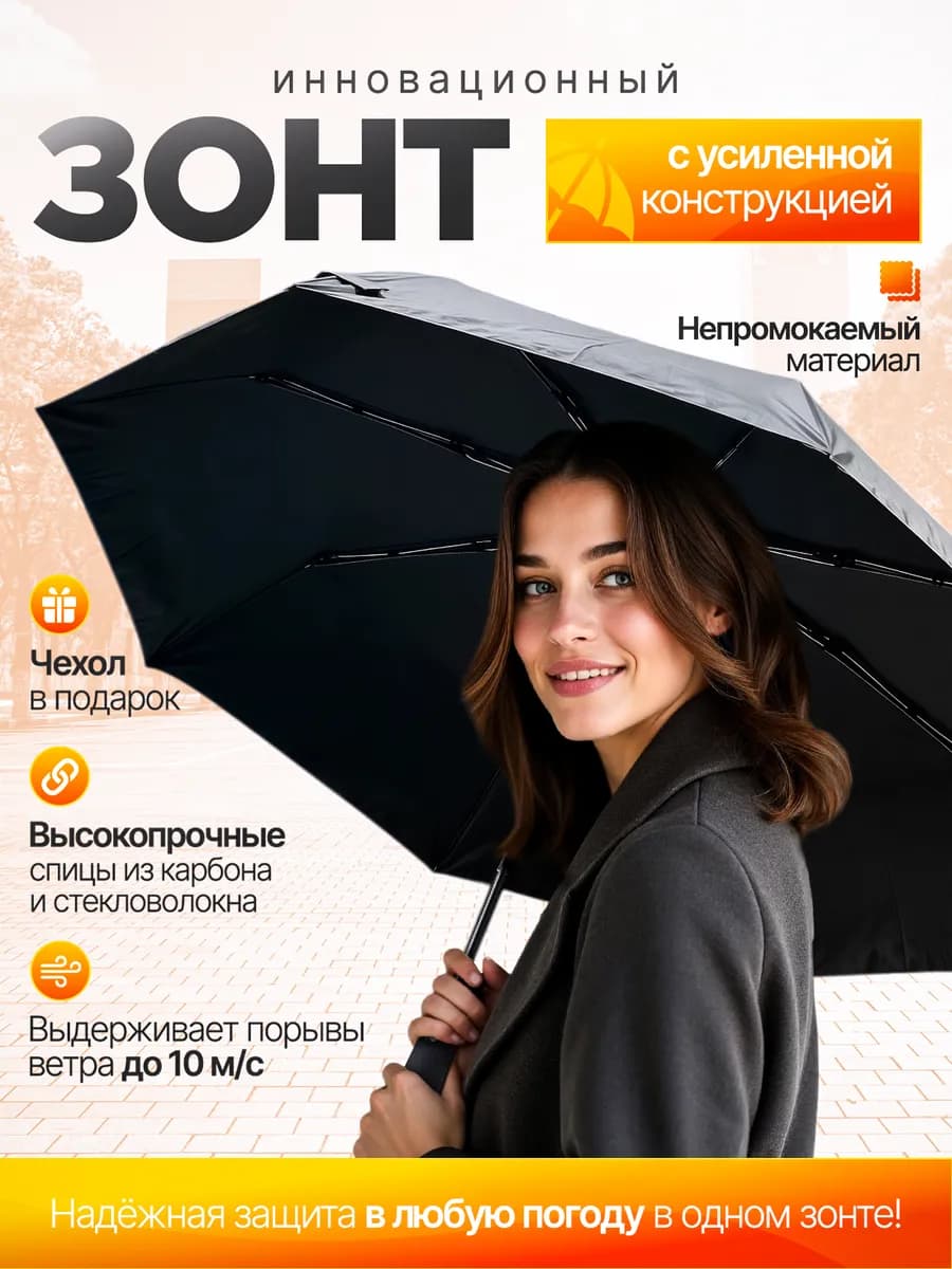 Зонт автомат антиветер ультразащитный