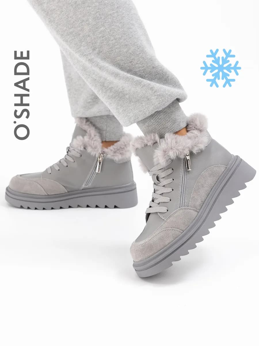 Зимние ботинки женские с мехом