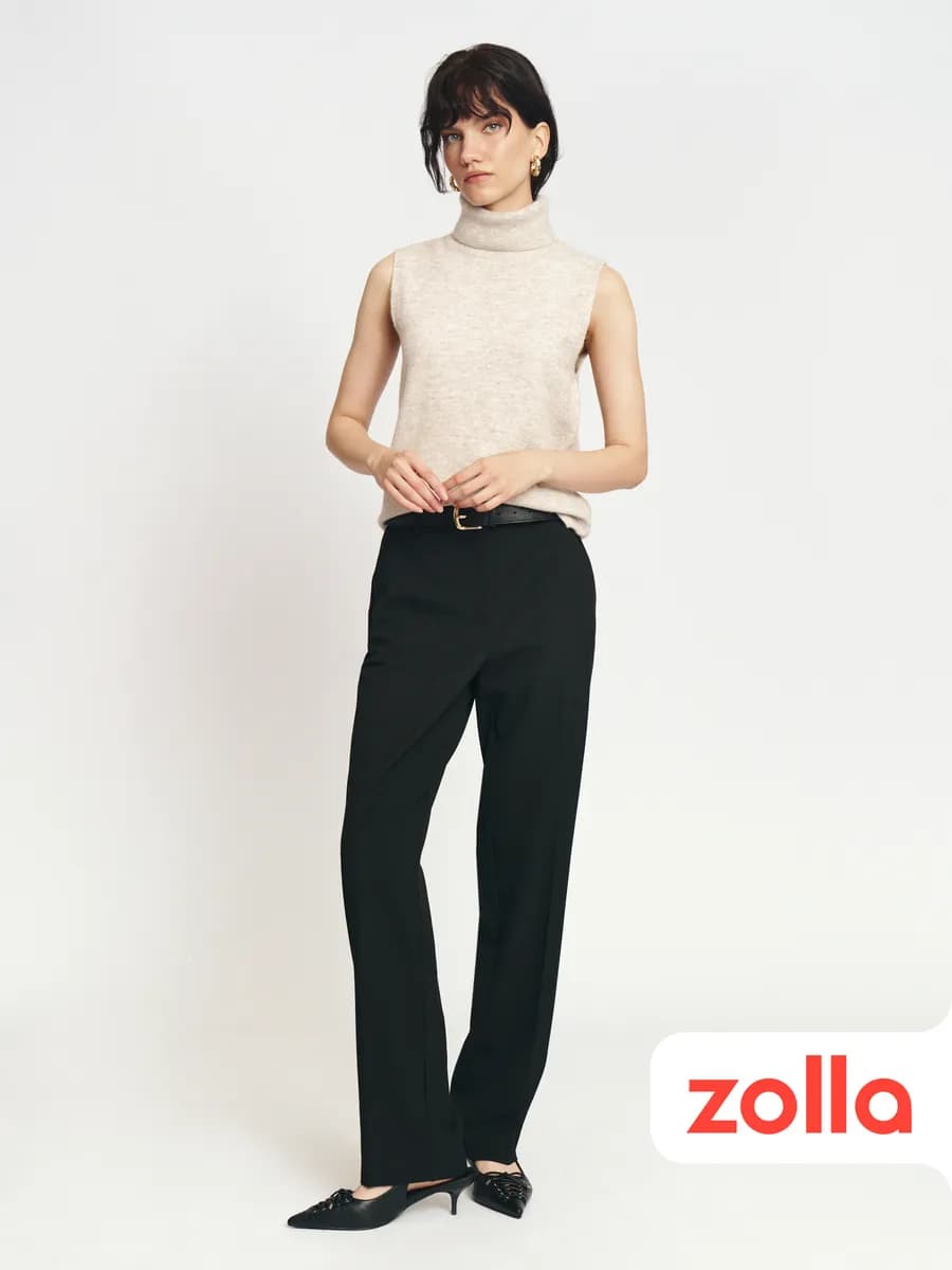 Женские прямые брюки со стрелками