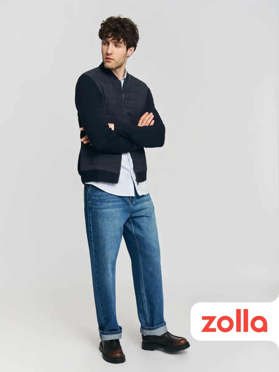 Утеплённая мужская толстовка-бомбер