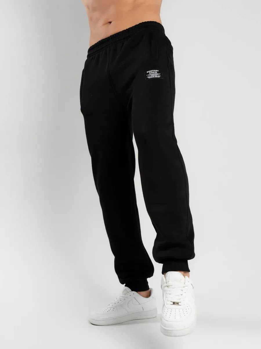 Спортивные штаны джоггеры тёплые с начесом