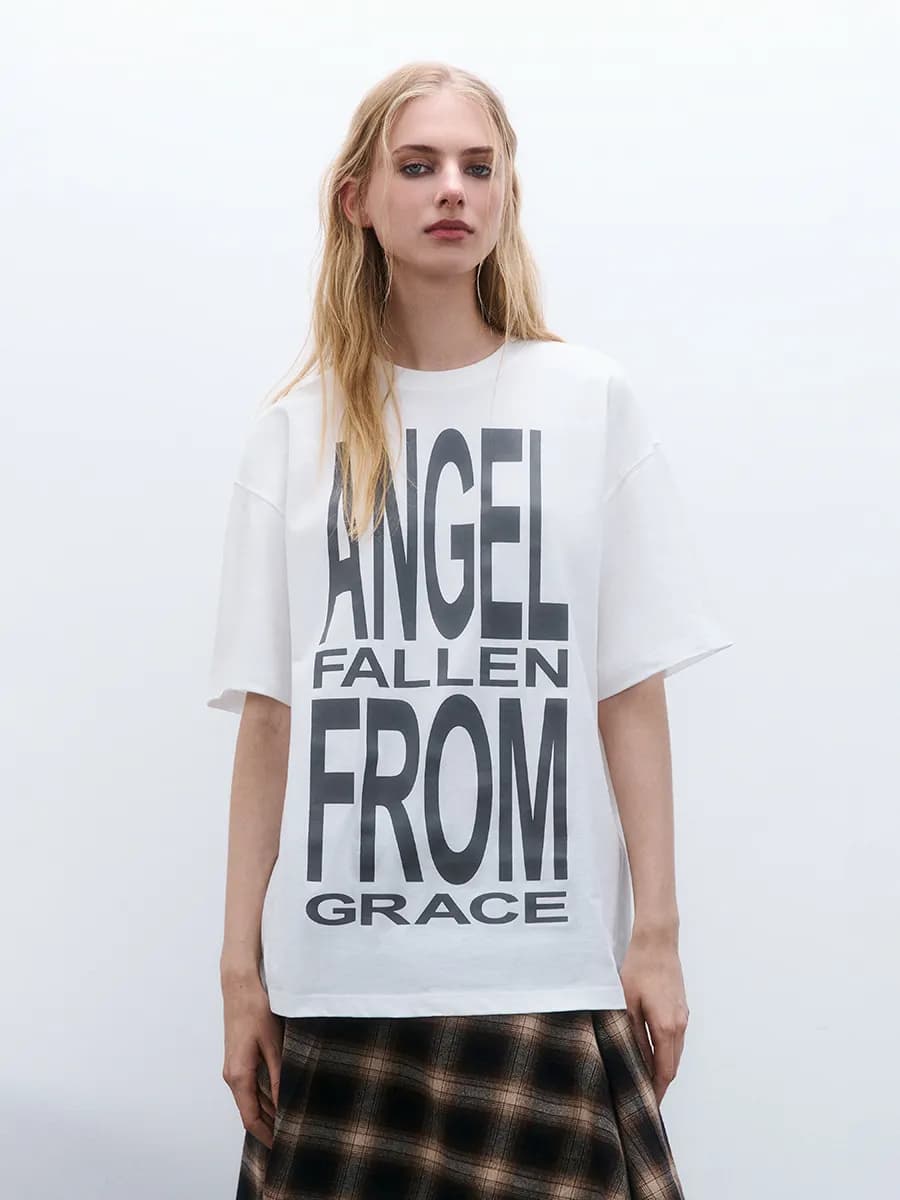 Футболка y2k оверсайз с принтом в стиле гранж