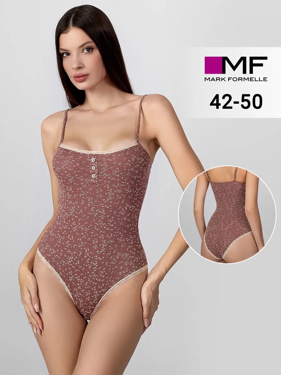 Боди женское топ на бретельках - фото 1