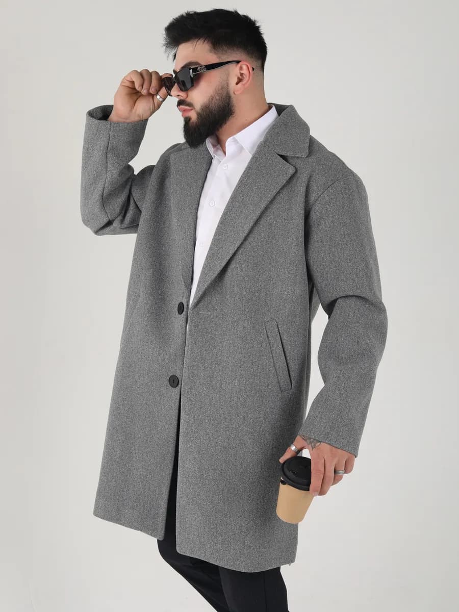 пальто мужское демисезонное - фото 1