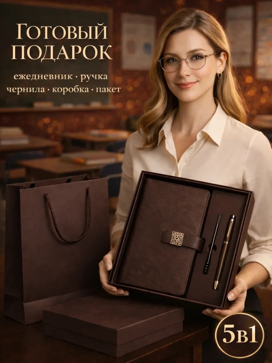 Ежедневник премиальный подарочный набор