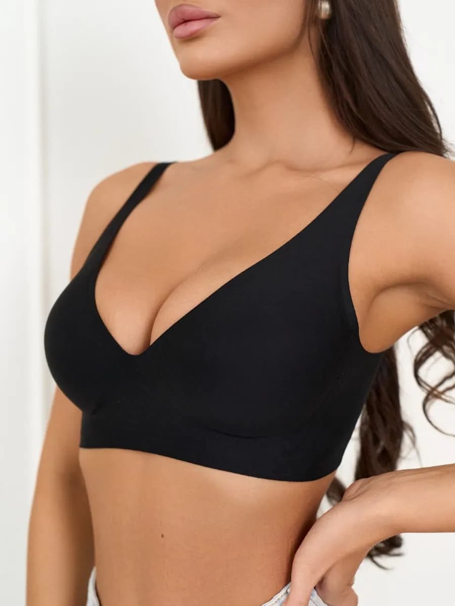 Бесшовный бюстгальтер без косточек со съемными чашками