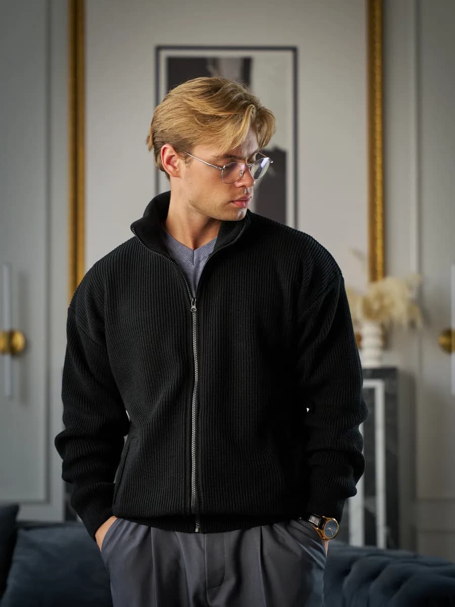 Кардиган на молнии