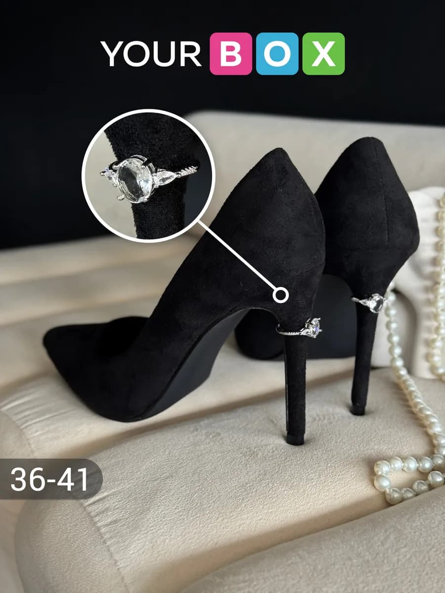 Вечерние туфли на шпильке