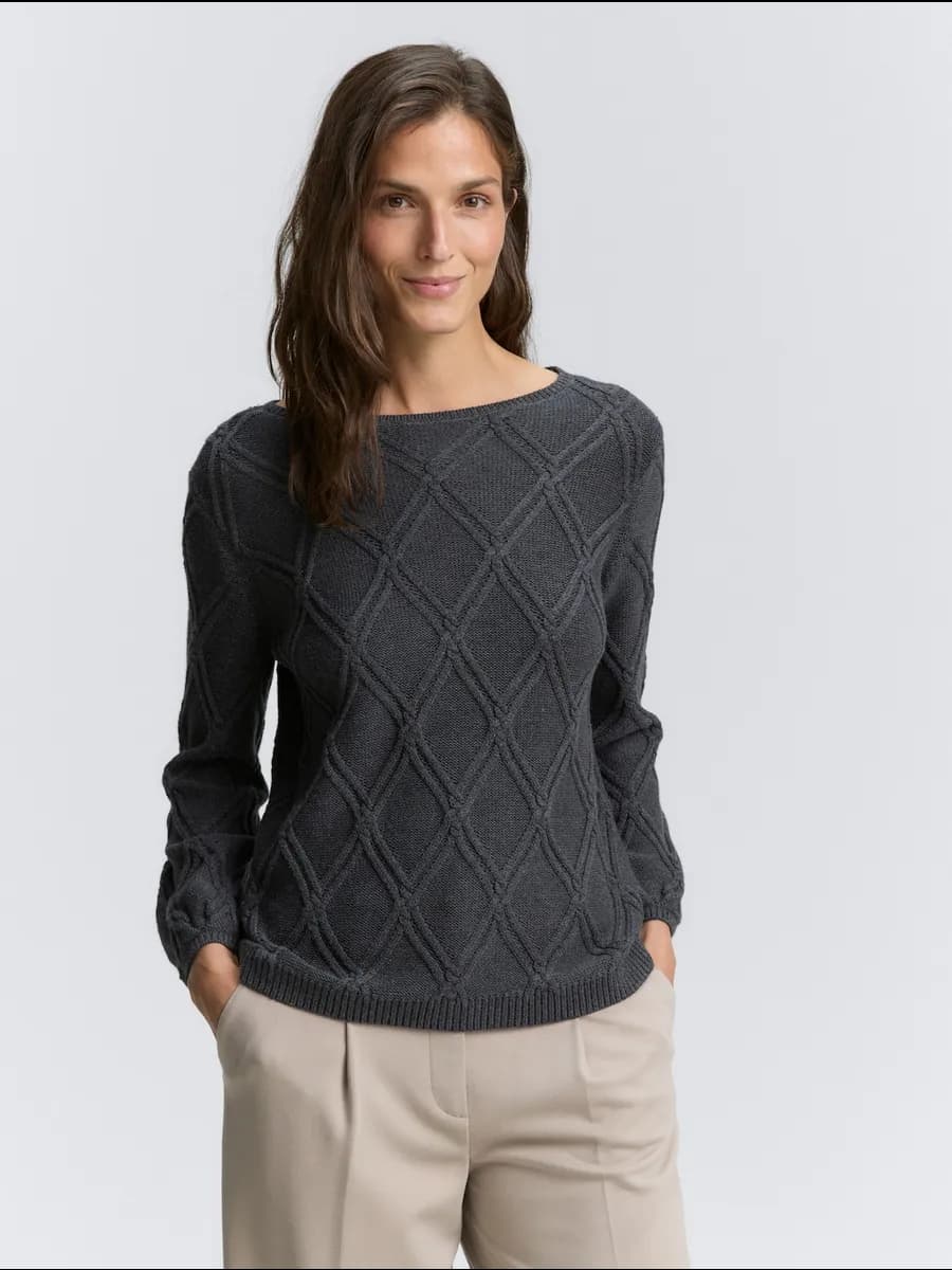 Джемпер тонкий базовый классический прямой