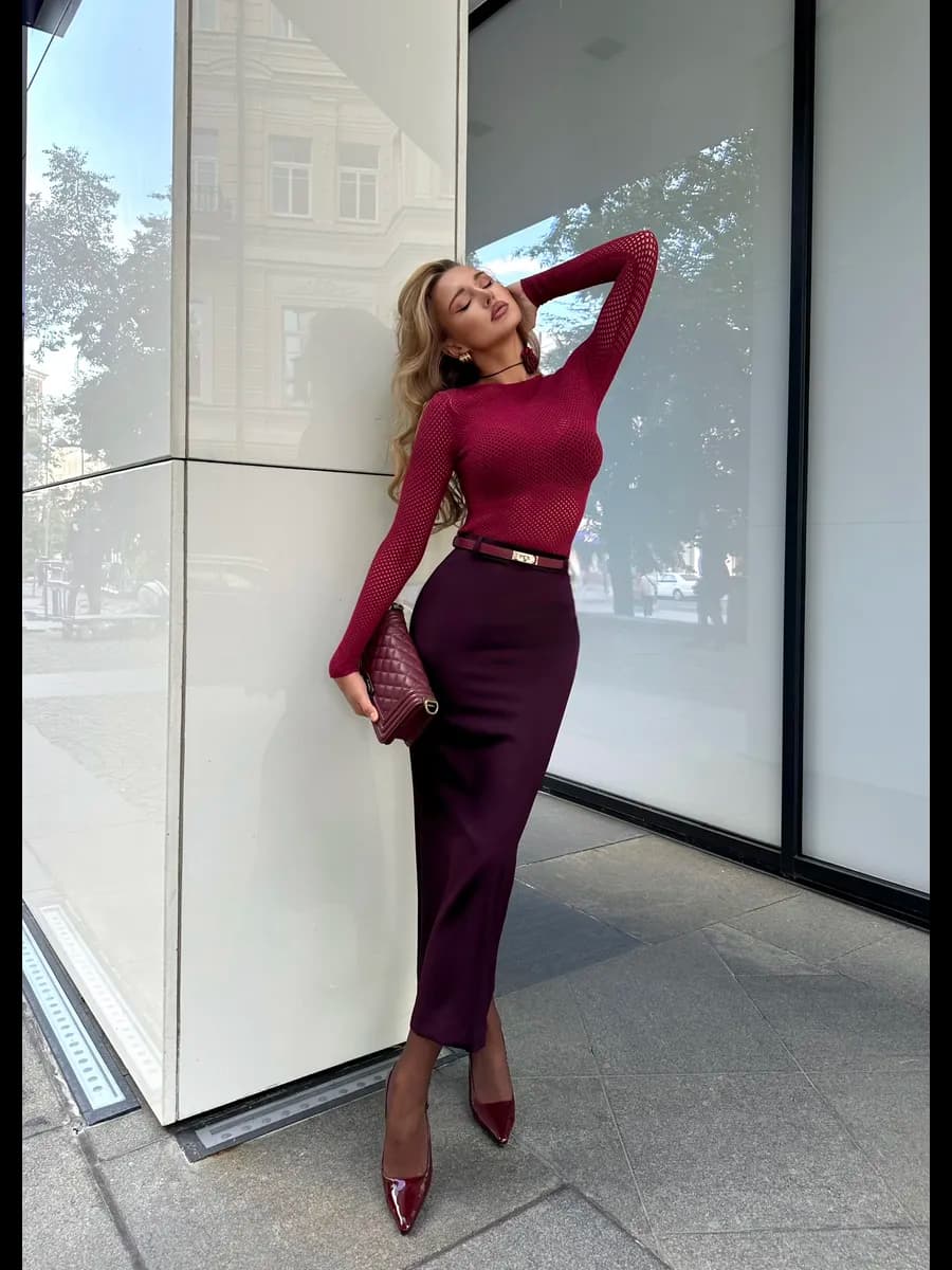 Юбка женская длинная