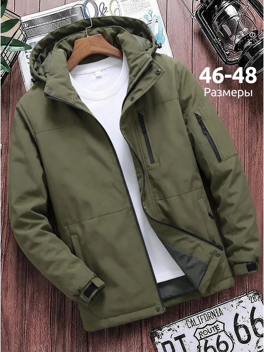 Ветровка демисезонная с капюшоном