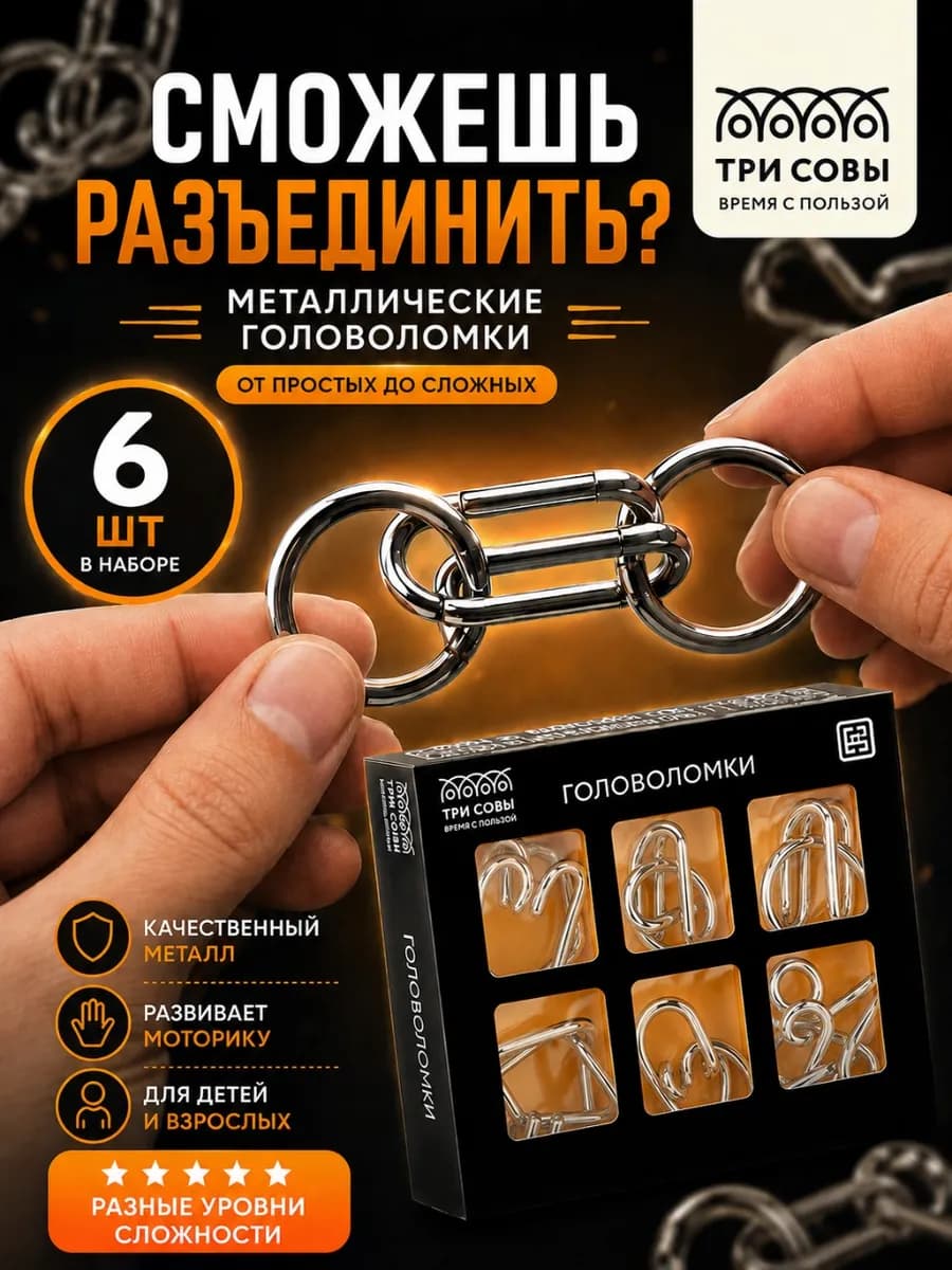 Головоломка металлическая