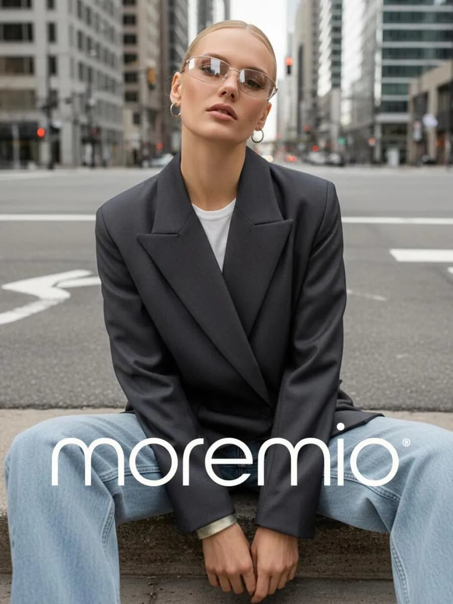 Удлиненный пиджак оверсайз