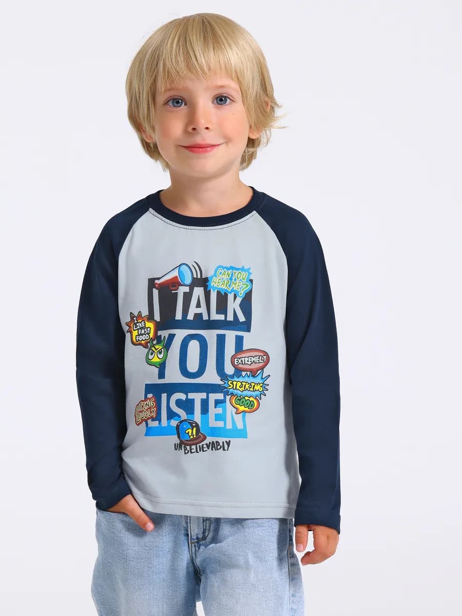 Лонгслив для мальчика в садик