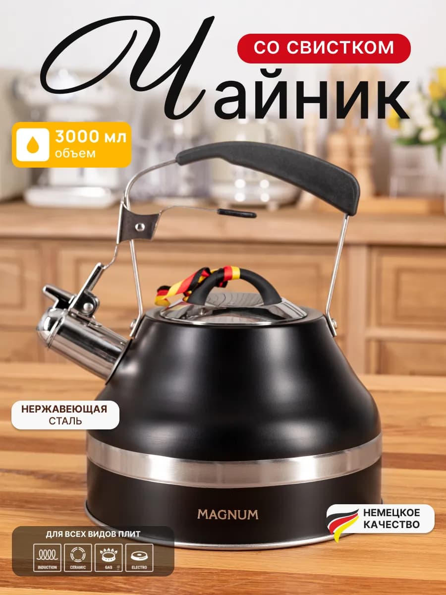 Чайник для плиты со свистком