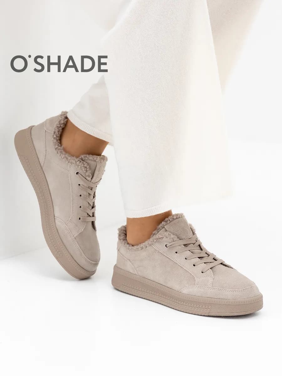 Кеды утепленные женские