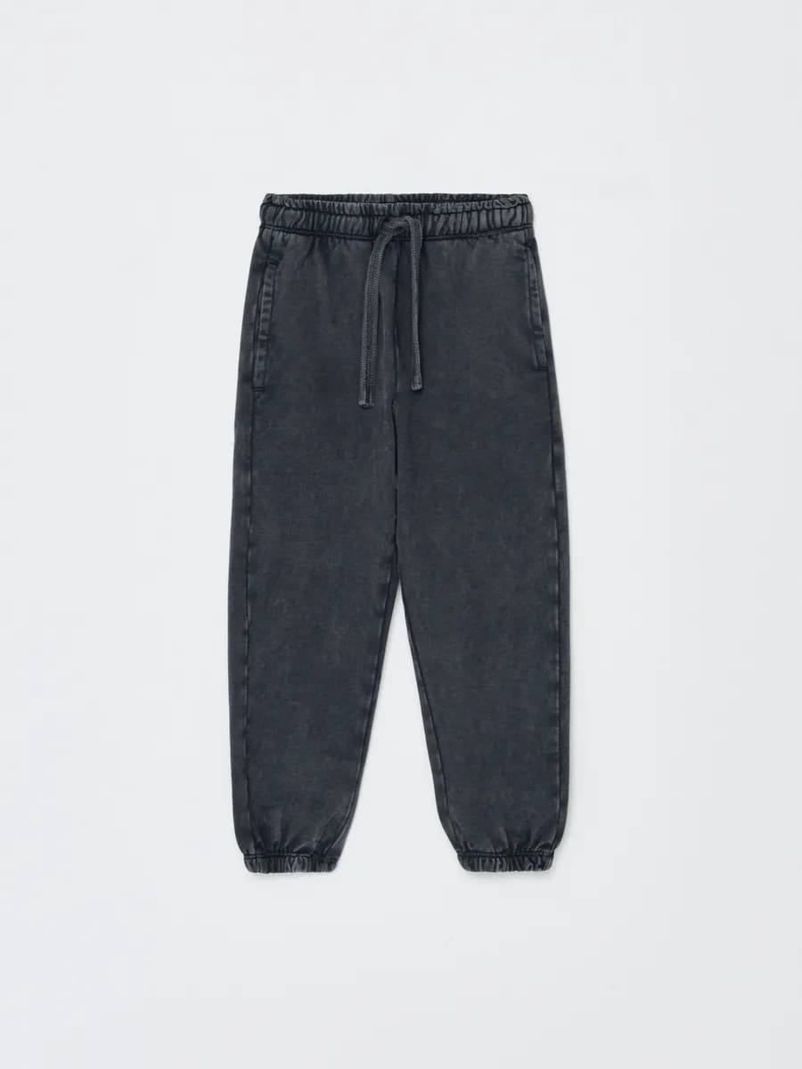 Брюки джоггеры на резинке трикотажные