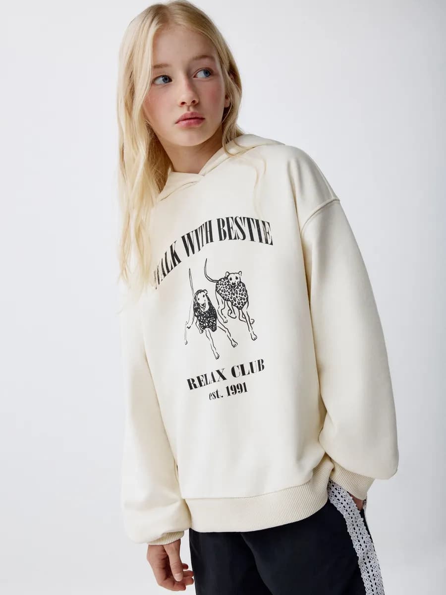 Худи с капюшоном оверсайз - фото 1