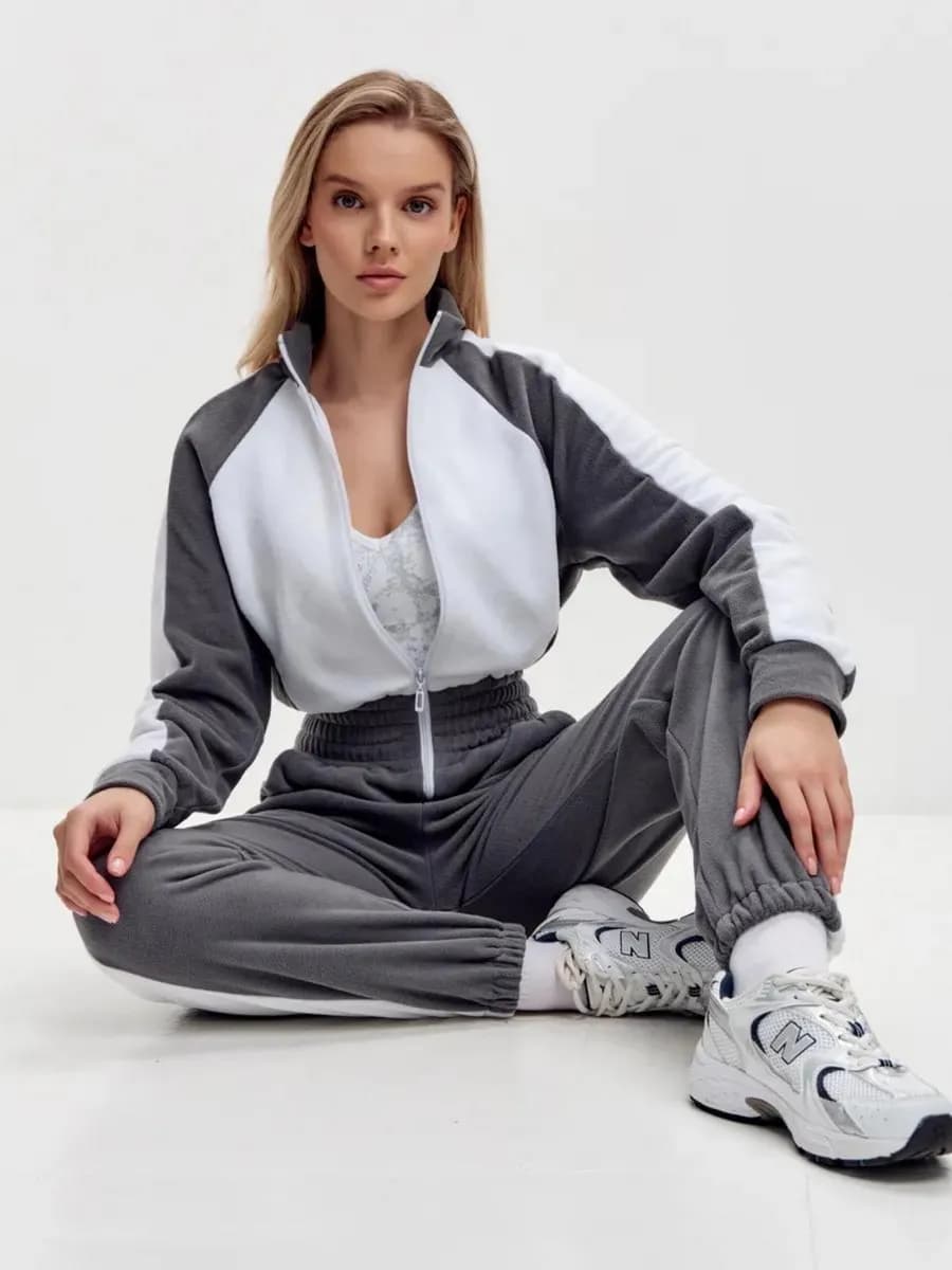 Комбинезон теплый с начесом флисовый на молнии