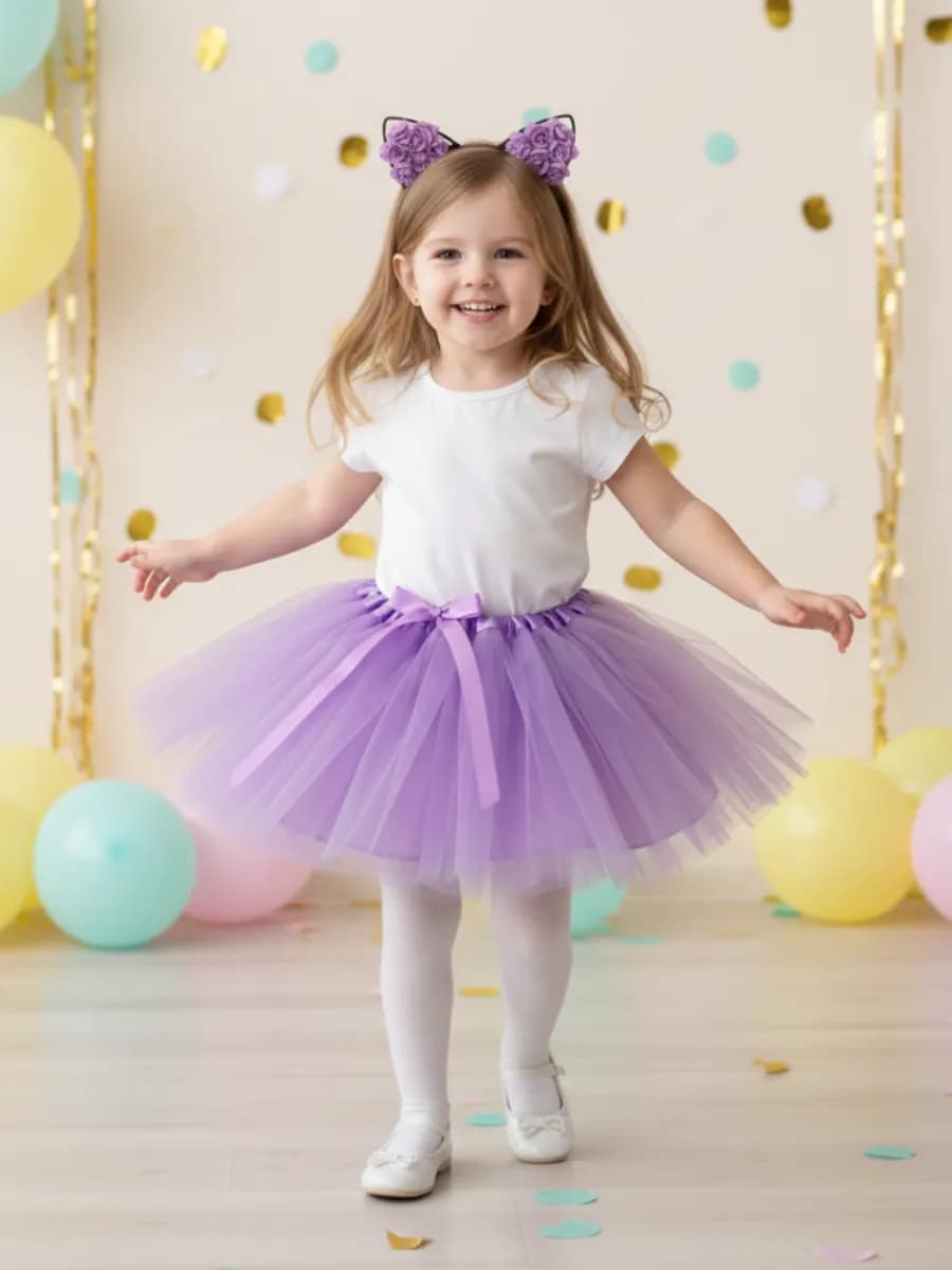 Юбка пачка из фатина пышная нарядная и ободок