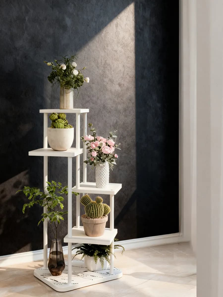 Подставка для цветов напольная，5-ярусная