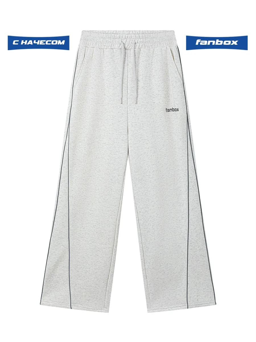 Штаны спортивные широкие утепленные y2k