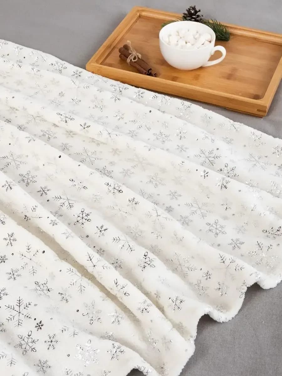 Плед новогодний 150х200 флисовый