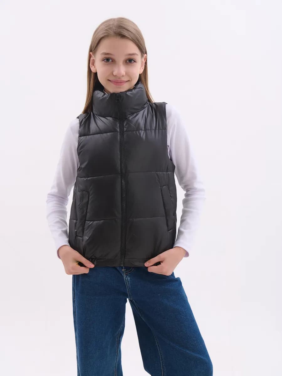 Жилетка детская утепленная безрукавка