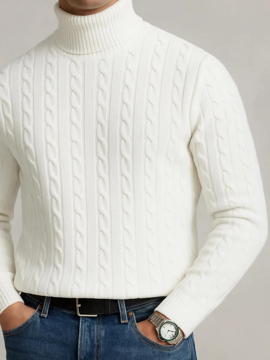 Водолазка с горлом теплая - фото 1