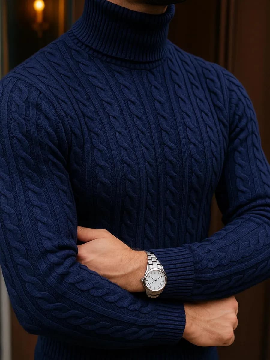 Водолазка вязаная