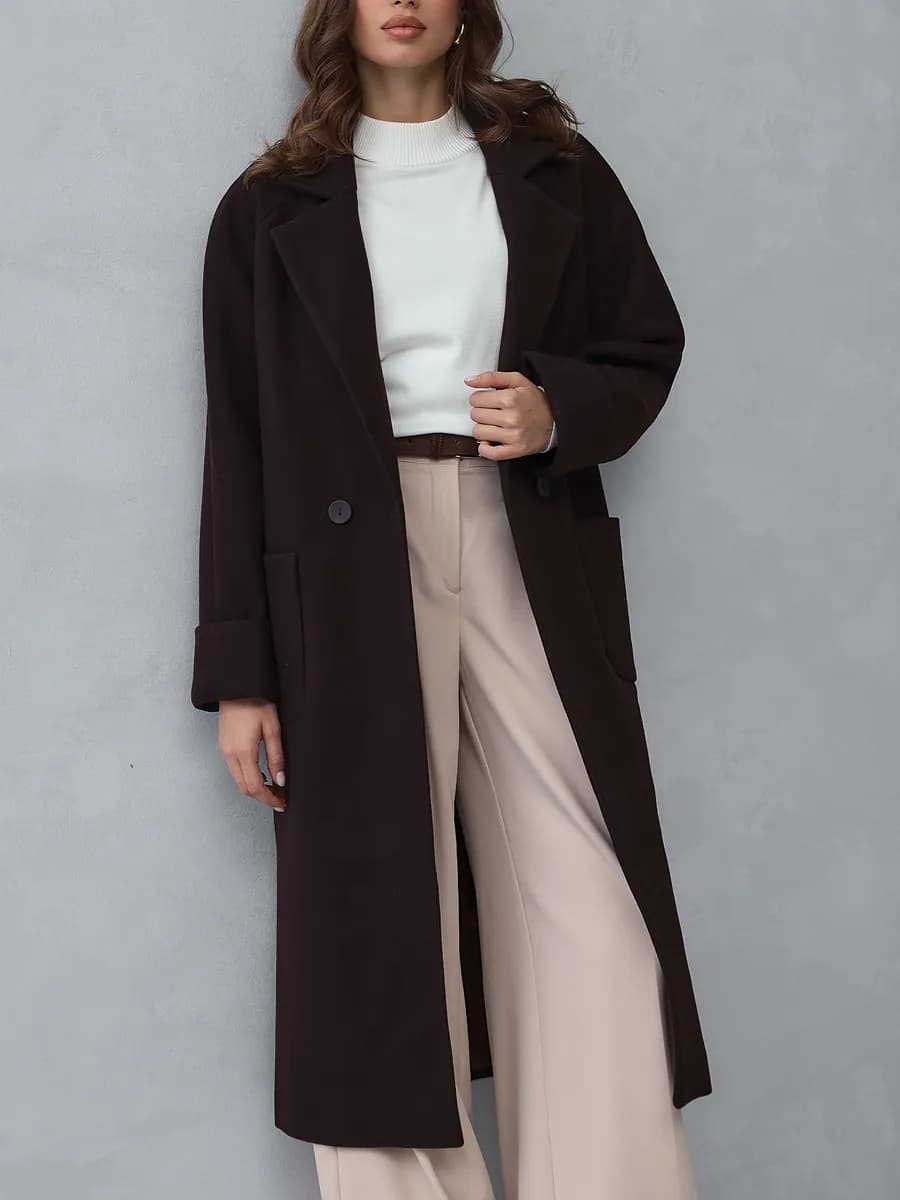 Пальто женское весна-осень длинное