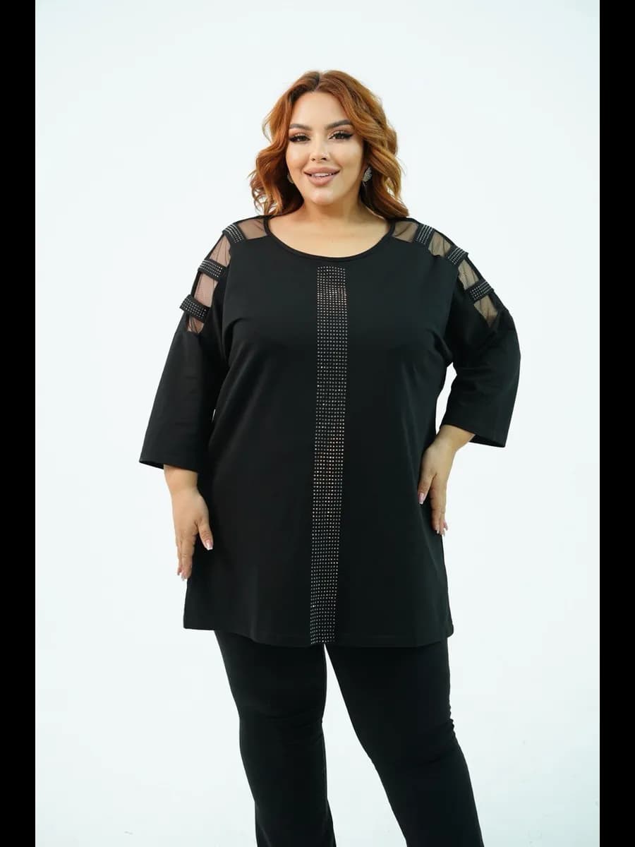 Туника нарядная больших размеров