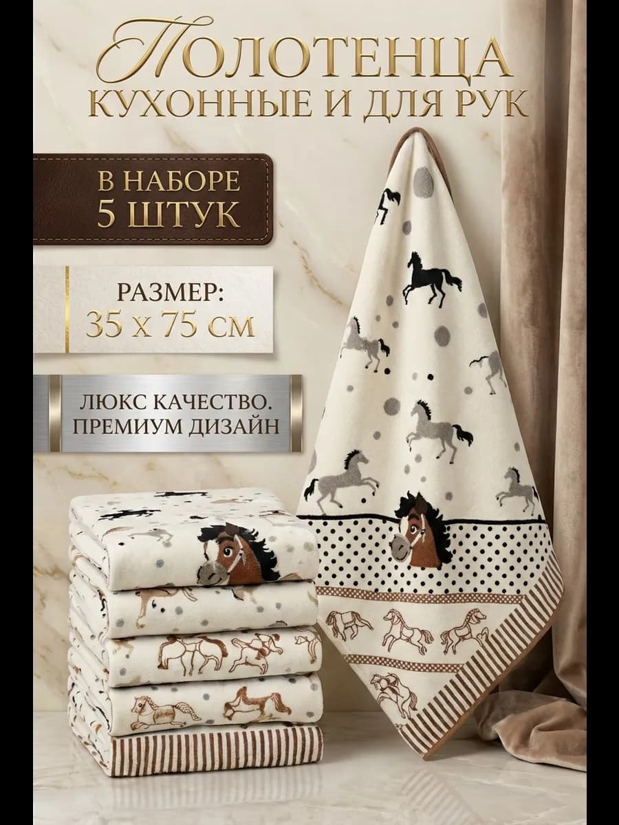 Полотенца кухонные подарочный набор для женщин
