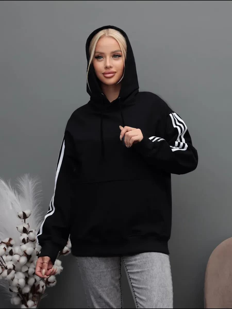 толстовки оверсайз с карманом