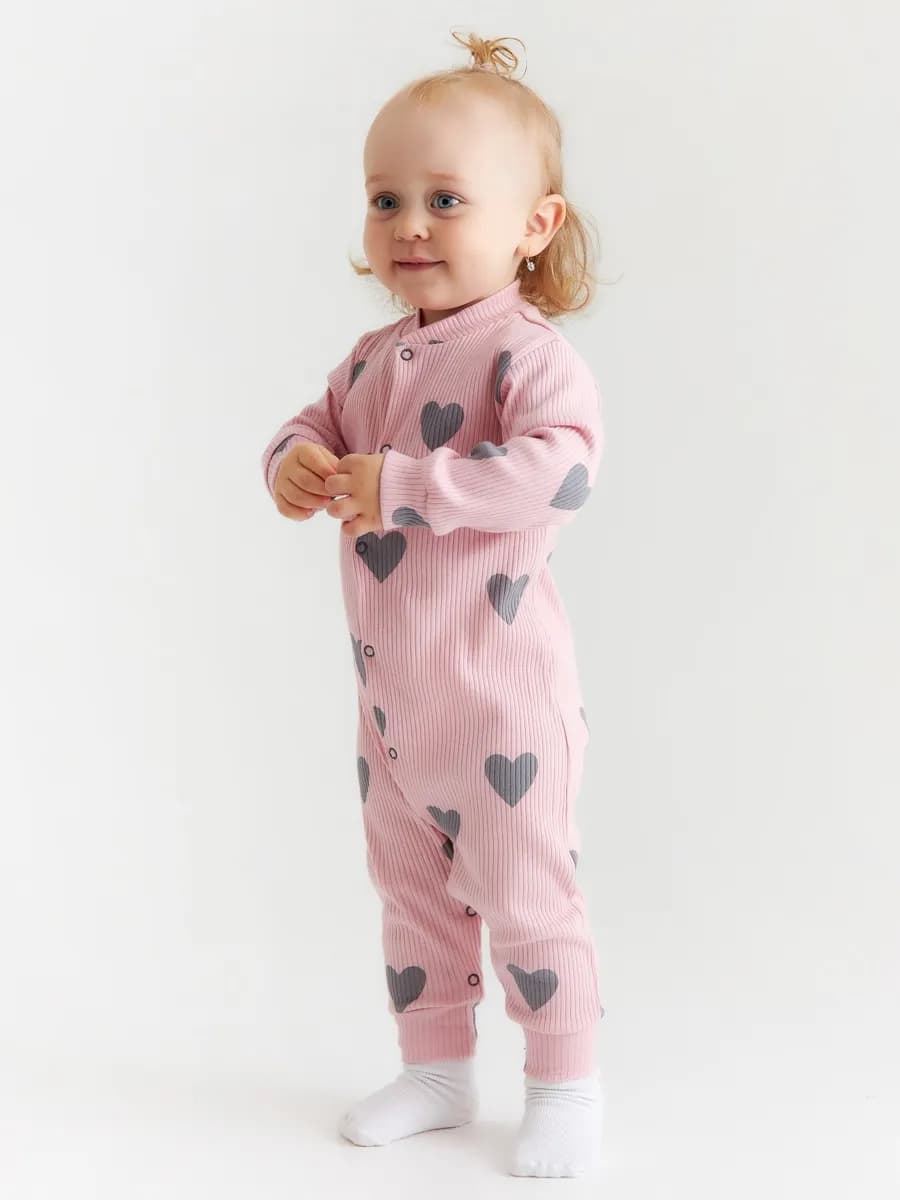 Комбинезон для малышей и новорожденных хлопковый