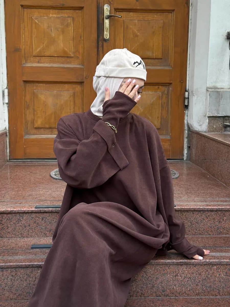 платье мусульманское теплое зимнее